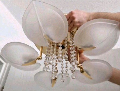 Deckenlampe gold weiß - deckenlampe, gold/weiß