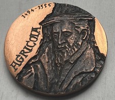 Agricola-Medaille 1987 Ministerium Geologie DDR Bronze Lauchhammer Entwurf Probe