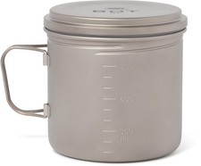 Vargo Bot Topf Kochtopf Campinggeschirr Titan 1,1 Liter 1714159