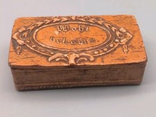 Antike Holz Tabakdose