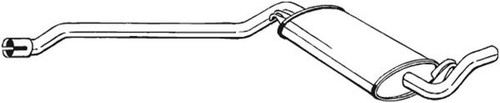 Mittelschalldämpfer bosal - mittelschalldämpfer,