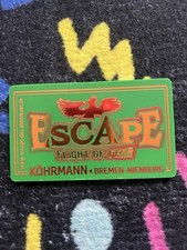 Kirmes Fahrchip Ehrenkarte