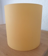 Wandleuchte Oligo PROJECT mit zylindrischem gelbem Glasschirm, 11 x 11 x 14 cm