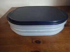 Tupperware FrischeKabinett Cool n fresh Aufschnitt Box 2 x 700 ml blau (Nr. 1)