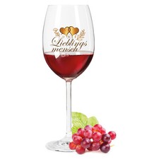 Leonardo Weinglas mit UV-Druck