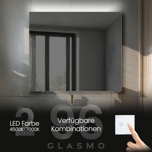 Badspiegel mit led beleuchtung - badspiegel,