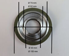Transportrolle Transportwalze Ø100x23mm Gummirolle Laufrolle Druckerei