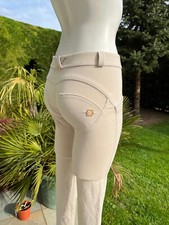 Freddy WR.UP® Damen Push-Up Hose - Regular Waist Super Skinny - in Beige - Gr.34