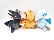Yu-Gi-Oh Drachen Plüsch Stofftiere 20cm Blauäugiger Rotäugiger Drache von Ra NEU