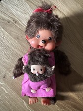 Monchhichi Mama Und Baby Rosa Vintage Kein Labubu