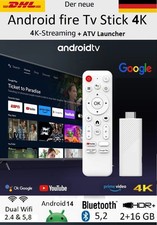 Android 14 Tv Stick Box 4K 2
