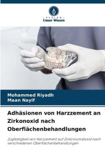 Adhäsionen von harzzement - harzzement, an