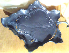 Jugendstil Biedermeier Historismus Schale Teller Wein Laub Blatt Efeu Zinn antik