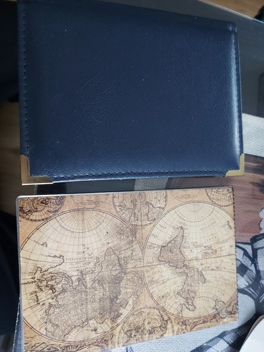 Kleines fotoalbum blau - x,
