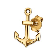 Clever schmuck goldener anker - goldener,