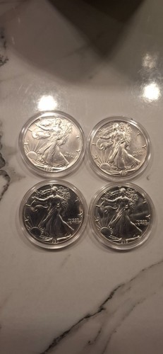 Silbermünze american - 4x, oz