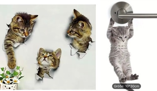 Katzen aufkleber cat für - 3d,