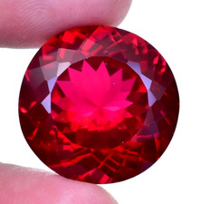 Runde Form Natürlich Rot Blut