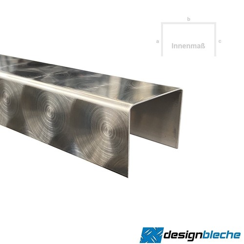 Profil edelstahl d50 - u-profil,