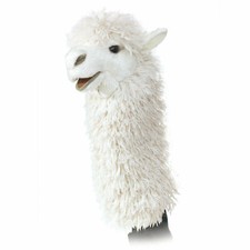 Folkmanis handpuppe alpaca - folkmanis,