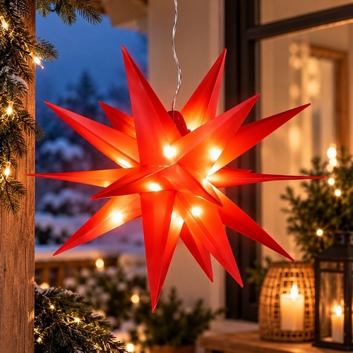 Weihnachtsstern dekostern - weihnachtsstern,