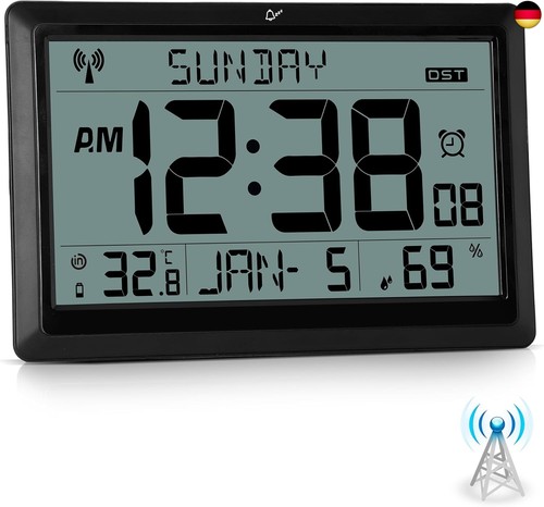 Wanduhr digital funk 61 - digital, 10,61