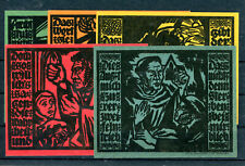 Erfurt 5 Scheine Notgeld ................................................2/22865