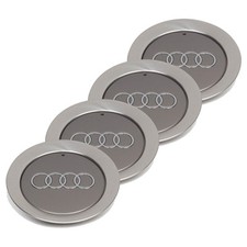 4x ORIGINAL AUDI Nabendeckel