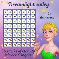 Dreamlight Valley Resources 💕 Eternity Isle Erz und Barren Packung
