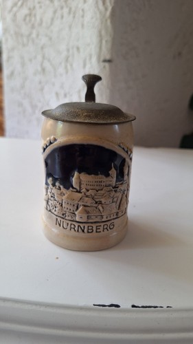 Kleiner alter bierkrug mit - bierkrug,