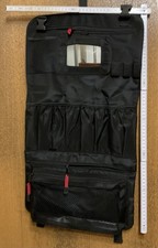 Kulturbeutel Kulturtasche Waschtasche faltbar aufhängen unbenutzt schwarz