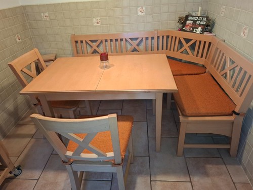 Eckbank mit tisch und - tisch, stühlen