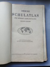 Diercke Schulatlas Für Höhere Lehranstalten Antik Historisch 1921, 156 Seiten