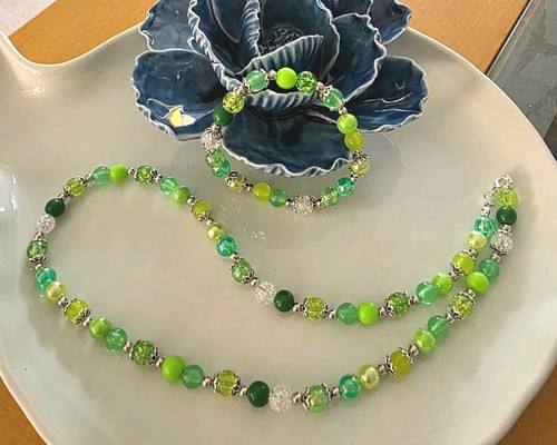 Schmuckset perlenkette - schmuckset, +