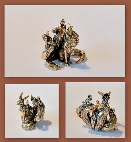 Messing figur - messing,