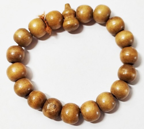 Holz armband hellbraun - armband, buddha