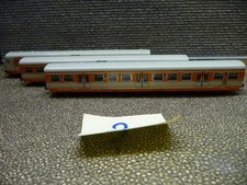 Spur N TRIX 13138S 13139S 13144S Personenwagen S- Bahn orange Grau 3er Set Nr2
