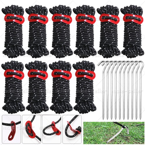 10x spannseile zeltschnur - 10x,