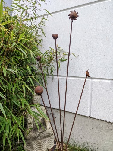 Edelrost gartenstecker - edelrost,
