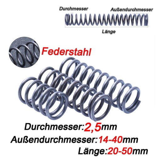 Druckfeder mm - druckfeder,
