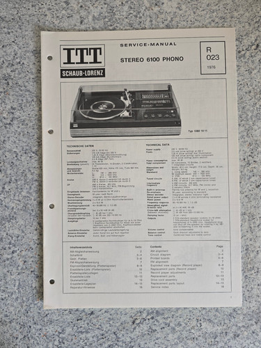 Original itt schaub lorenz - itt, schaub-lorenz