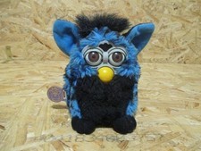 Furby von 1998 Tiger Electronics blau schwarz braune Augen funktioniert