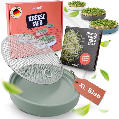 Kressesieb 16cm anzuchtschale - kressesieb, 16cm,
