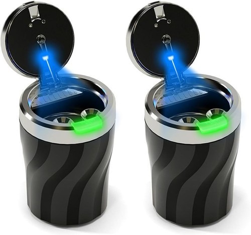 Auto aschenbecher set - set:, led