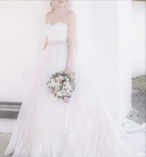 neues Brautkleid mit Spitze Gr. 36 ivory Sarah Danielle Sincerity Tüll