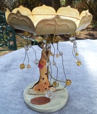 Fussschale / Schale Art - Deco Stil, Blech, Frankreich