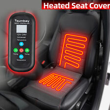 UNIVERSAL AUTO SITZHEIZUNG 12V HEIZSTUFEN BEHEIZBARE SITZAUFLAGE HEIZKISSEN PKW