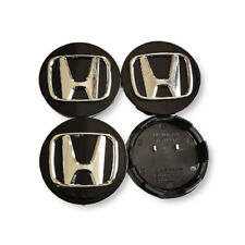 Für Honda 4PCS 69mm Hubcaps Nabendeckel Felgendeckel CRV Accord Helles Schwarz