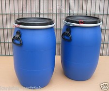 2 x 60 L Weithalsfass Weithalstonne NEU & UNBENUTZT