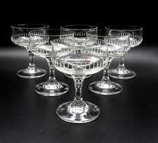 6 schöne Sektschalen - Sektgläser - Glas - ca. 12 cm